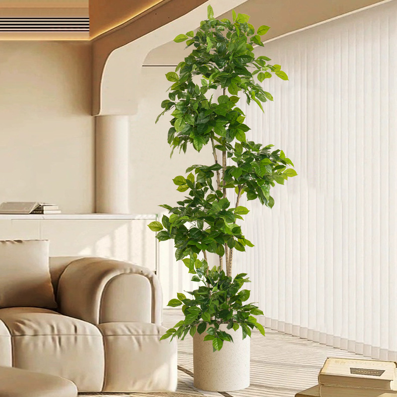 Ficus Lyrata Tree - Plantas falsas grandes de 2-78 pulgadas,