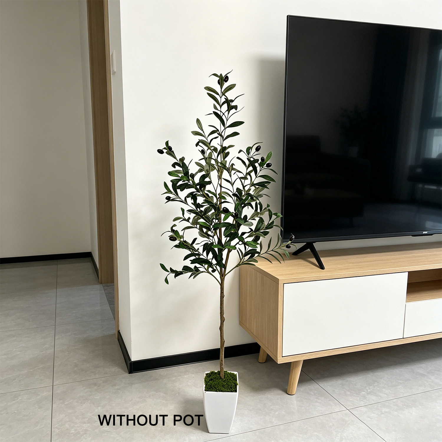Árbol de Olivo Artificial de 1 - Ficus Lyrata Tree reseña y precio